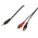 3,5mm Minitele hane - 2 x RCA hane 15m 3,5mm Minitele hane - 2 x RCA hane 15m