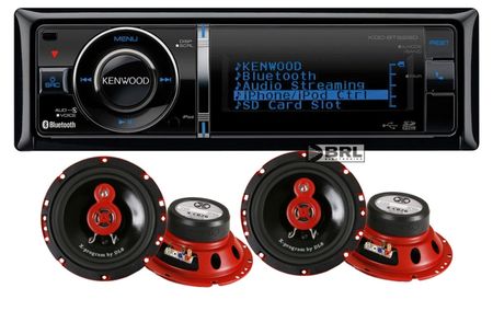 Kenwood KDC-BT92SD med DLS X-program högtalare i gruppen Paketlösningar / Paket för bilen / Bilstereopaket hos BRL Electronics (121KDCBT92XPKT1r)