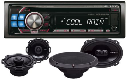 Alpine CDE 112Ri med RF Punch h�gtalare i gruppen Ljud och bild i bil / Paketerbjudanden / Bilstereopaket hos brl.se (140CDE112RIPKT10r)