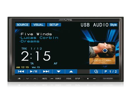 Alpine IVA-W520R i gruppen Ljud och bild i bil / Bilstereo / DVD-spelare hos brl.se (140IVAW520R)
