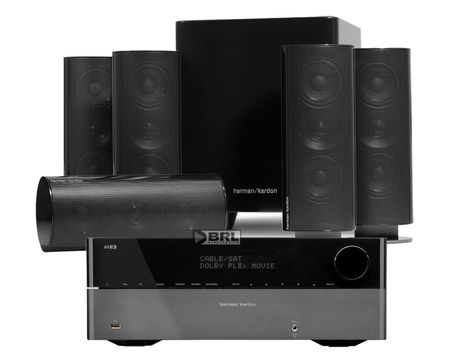 Harman Kardon AVR 265 & HKTS30BQ paket i gruppen Bild och ljud hemma / Hemmabio / Hemmabiopaket hos brl.se (285AVR265PKT1)