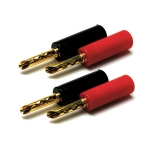 Banankontakter 4-pack i gruppen Bild och ljud hemma / Tillbeh�r hos brl.se (289BANAN4ST)