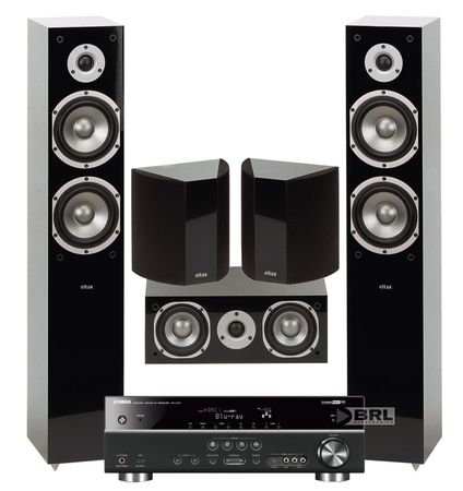 Yamaha RX-V471 och Chroma 5.0 hembiopaket i gruppen Bild och ljud hemma / Hemmabio / Hemmabiopaket  hos brl.se (300CHROMA5PKT5)