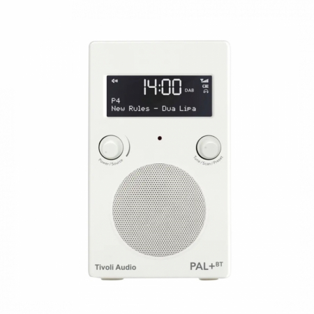 Tivoli Audio PAL+ BT (gen. 2), DAB/FM-radio med Bluetooth, vit i gruppen Paketlösningar / Paket för hemmet / Microstereo hos BRL Electronics (404TAPPBTG2W)