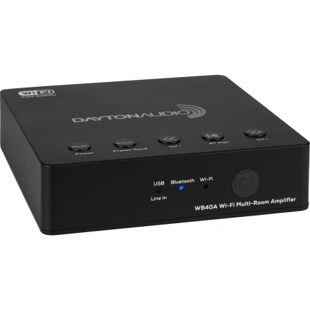 Dayton Audio WB40A förstärkare med Wifi & Bluetooth i gruppen Hemmaljud / Förstärkare / Multiroom & Högtalarväxel hos BRL Electronics (860WB40A)