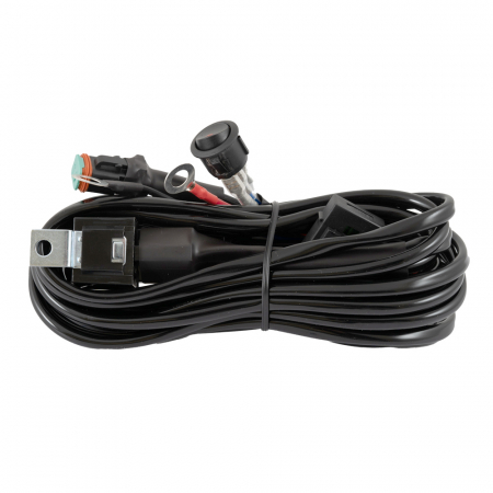 NIZLED kabelstam med 12V-relä och DTP-kontakt i gruppen Billjud / LED-Belysning / Monteringstillbehör hos BRL Electronics (871KABEL2001DTP)
