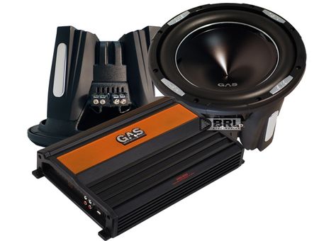 GAS Silver 2x10'' & GAS PRO 600 i gruppen Ljud och bild i bil / Paketerbjudanden / Baspaket hos brl.se (900GS1022PKT5)