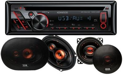Kenwood & GAS Bilstereopaket