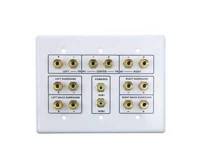 Wallplate 7.2, h�gtalaranslutning