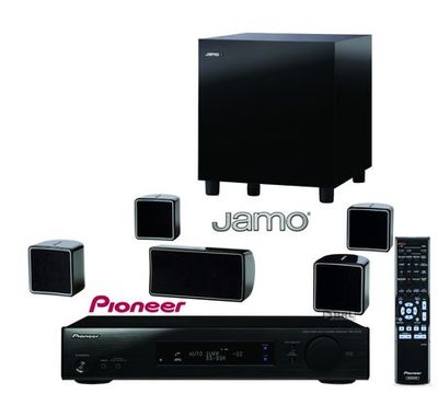 Pioneer VSX-S300 med Jamo A102 Svart