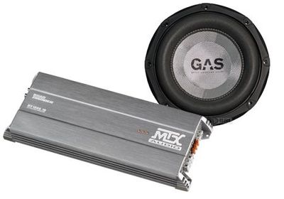 MTX RT1000.1D Monosteg + GAS PRO GPP1222
