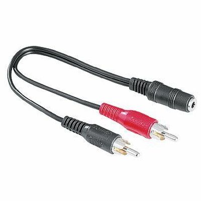 3.5mm Minitele hona - 2RCA hane 0.3m