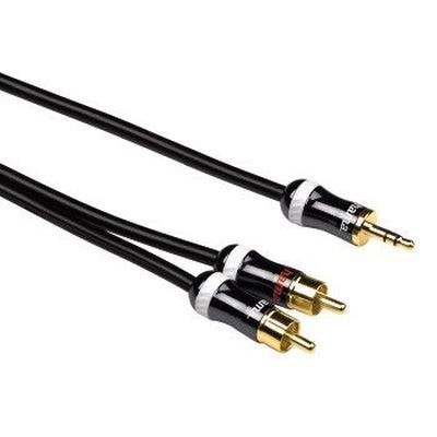 3.5mm Minitele hane till 2 RCA hane 3.0m 