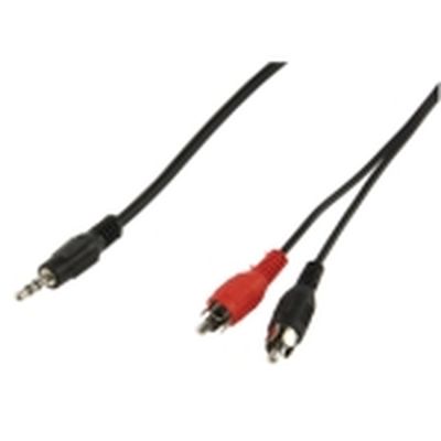 3,5mm Minitele hane - 2 x RCA hane 5m