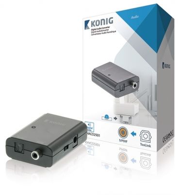 Optisk till koaxial adapter