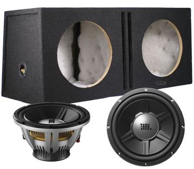 Baspaket med JBL GTO1214 och baslåda
