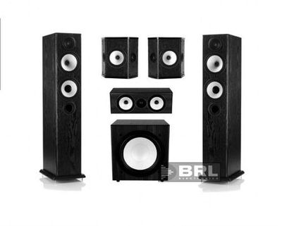 Monitor Audio BX5 Hembiopaket i Svart ask