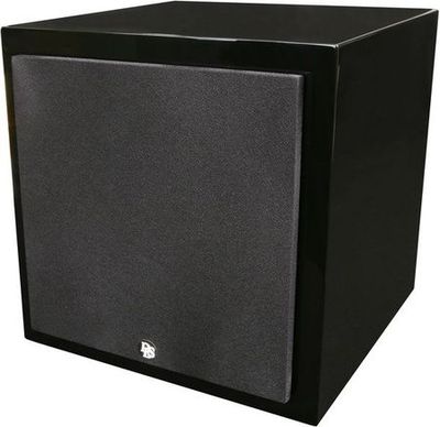 DLS Q-SUB8, svart pianolack