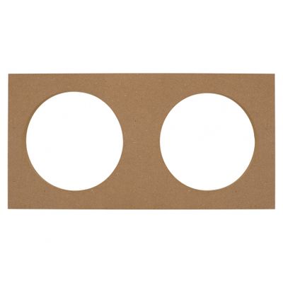MDF-monteringsplatta, 2x6.5 tum