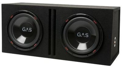 GAS-paket med 2x12 tum basar och låda