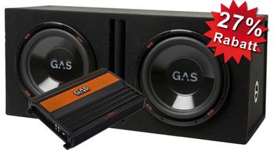 GAS Alpha 2x12 tums baspaket