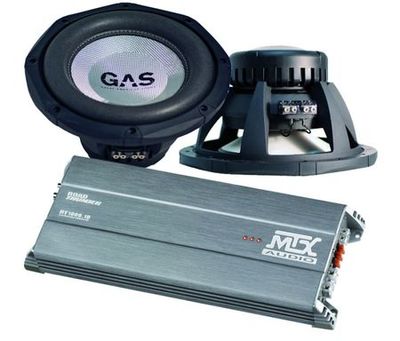 GAS Pro 2x12tums baspaket & MTX slutsteg