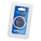 Supra HDMI Install Kit MET-B / BRAID, vinklad kåpa och kabelstrumpa
