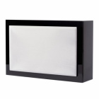 DLS Flatsub 8.2 vägghängningsbar aktiv subwoofer, pianosvart