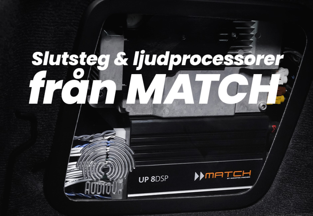Slutsteg och ljudprocessor från Match
