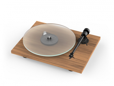 Pro-Ject T1 skivspelare med OM5e-pickup, valnöt i gruppen Hemmaljud / Hifi / Skivspelare hos BRL Electronics (10203000032WA)