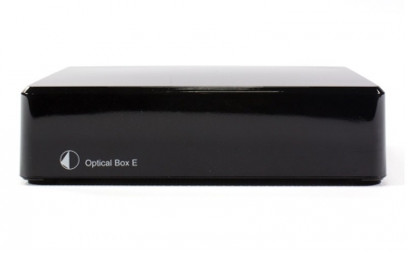 Pro-Ject Optical Box E Phono, RIAA-steg med optisk ut, svart i gruppen Hemmaljud / Tillbehör / Skivspelartillbehör hos BRL Electronics (10203010006)