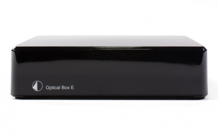 Svart RIAA-steg med optisk utgång, modellnamn Optical Box E.