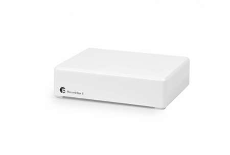 Pro-Ject Record Box E RIAA-steg med USB-utgång, vit i gruppen Lyd til hjemmet / Tilbehør / Platespillertilbehør  hos BRL Electronics (10203010013W)