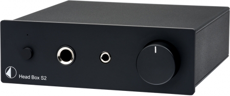 Pro-Ject Head Box S2, svart hörlursförstärkare i gruppen Hemmaljud / Hörlurar / Hörlursförstärkare hos BRL Electronics (10203010017)