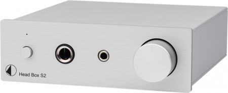 Pro-Ject Head Box S2, silver hörlursförstärkare i gruppen Hemmaljud / Hörlurar  / Hörlursförstärkare hos BRL Electronics (10203010018)