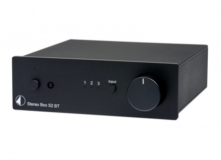 Pro-Ject Stereo Box S2 BT förstärkare, svart i gruppen Hemmaljud / Förstärkare / Stereoförstärkare hos BRL Electronics (10203010025)