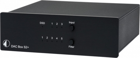 Pro-Ject Dac Box S2 Plus, svart i gruppen Hemmaljud / Hifi / DAC hos BRL Electronics (10203010045)