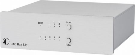 Pro-Ject Dac Box S2 Plus, silver i gruppen Lyd til hjemmet / Hifi / DAC hos BRL Electronics (10203010046)