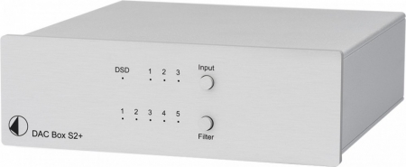 Pro-Ject Dac Box S2 Plus, silver i gruppen Hemmaljud / Hifi / DAC hos BRL Electronics (10203010046)