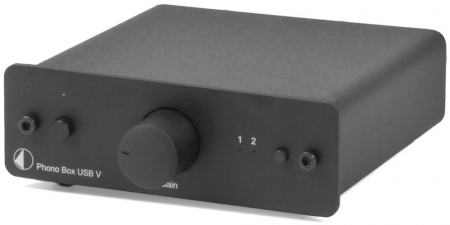 Pro-Ject Phono Box USB V, svart i gruppen Hemmaljud / Tillbehör / Skivspelartillbehör hos BRL Electronics (10203010190)