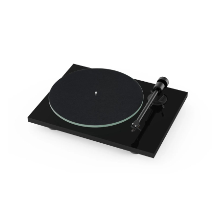 Pro-Ject T1 EVO BT skivspelare med OM10-pickup, pianosvart i gruppen Nyheter hos BRL (102060655)