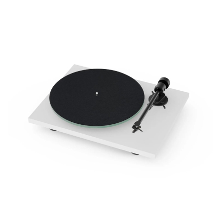 Pro-Ject T1 EVO Phono skivspelare med OM10-pickup, mattvit i gruppen Nyheter hos BRL (102060660)