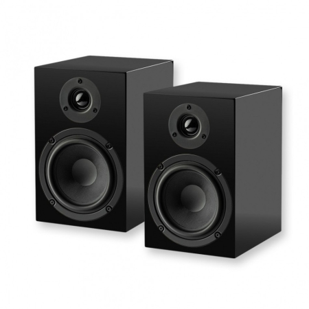 Pro-Ject Speaker Box 5 E, stativhögtalare, par, svart i gruppen Hemmaljud / Högtalare / Stativhögtalare hos BRL (102SB5EB)