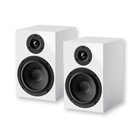 Pro-Ject Speaker Box 5 E, stativhögtalare, par, vit i gruppen Hemmaljud / Högtalare / Stativhögtalare hos BRL (102SB5EW)