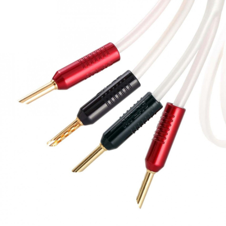 Atlas Element Bi-Amp Achromatic Z 4-4, terminerad högtalarkabel 2x3 meter i gruppen Nyheter hos BRL (104ELACBIZ443)