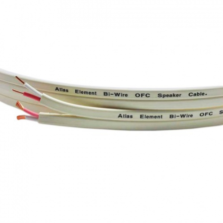 Atlas Element Bi-Wire högtalarkabel, lösmeter i gruppen Hemmaljud / Kablar / Högtalarkabel hos BRL Electronics (104ELBW)