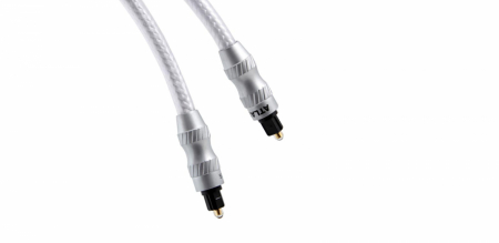 Atlas Equator Optical digital ljudkabel, 5 meter En optisk ljudkabel, 5 meter lång, med silverfärgade kontakter.