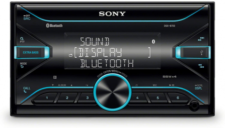 Sony DSX-B700, bilstereo med Bluetooth och 3 par lågnivå i gruppen Billjud / Bilstereo / Dubbeldin hos BRL Electronics (120DSXB700)