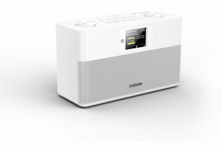 Kenwood CR-ST80DAB-W, vit kompakt radio med DAB+ & Bluetooth i gruppen Hemmaljud / Högtalare / Bluetooth-högtalare hos BRL Electronics (121CRST80DABW)