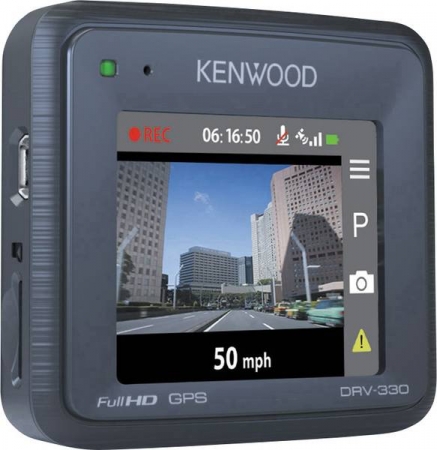 Kenwood DRV-330 Bilkamera Full-HD med GPS-integration i gruppen Billjud / Tillbehör / Dashcam hos BRL Electronics (121DRV330)